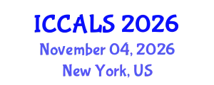 International Conference on Communication and Linguistics Studies (ICCALS) November 04, 2026 - New York, United States