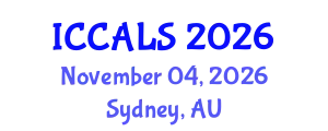 International Conference on Communication and Linguistics Studies (ICCALS) November 04, 2026 - Sydney, Australia