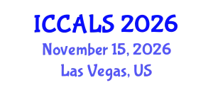 International Conference on Communication and Linguistics Studies (ICCALS) November 15, 2026 - Las Vegas, United States