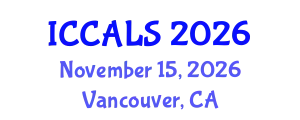 International Conference on Communication and Linguistics Studies (ICCALS) November 15, 2026 - Vancouver, Canada