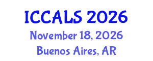 International Conference on Communication and Linguistics Studies (ICCALS) November 18, 2026 - Buenos Aires, Argentina