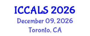International Conference on Communication and Linguistics Studies (ICCALS) December 09, 2026 - Toronto, Canada