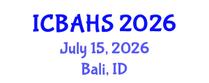 International Conference on Biomedical and Health Sciences (ICBAHS) July 15, 2026 - Bali, Indonesia