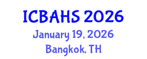 International Conference on Biomedical and Health Sciences (ICBAHS) January 19, 2026 - Bangkok, Thailand