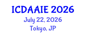 International Conference on Data and Artifical Intelligence Engineering (ICDAAIE) July 22, 2026 - Tokyo, Japan