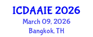 International Conference on Data and Artifical Intelligence Engineering (ICDAAIE) March 09, 2026 - Bangkok, Thailand