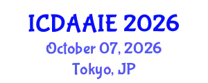 International Conference on Data and Artifical Intelligence Engineering (ICDAAIE) October 07, 2026 - Tokyo, Japan