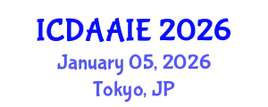 International Conference on Data and Artifical Intelligence Engineering (ICDAAIE) January 05, 2026 - Tokyo, Japan