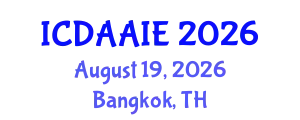 International Conference on Data and Artifical Intelligence Engineering (ICDAAIE) August 19, 2026 - Bangkok, Thailand