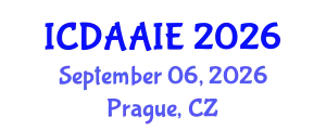 International Conference on Data and Artifical Intelligence Engineering (ICDAAIE) September 06, 2026 - Prague, Czechia