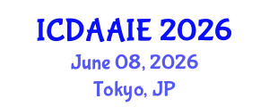 International Conference on Data and Artifical Intelligence Engineering (ICDAAIE) June 08, 2026 - Tokyo, Japan