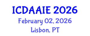 International Conference on Data and Artifical Intelligence Engineering (ICDAAIE) February 02, 2026 - Lisbon, Portugal