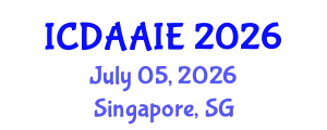 International Conference on Data and Artifical Intelligence Engineering (ICDAAIE) July 05, 2026 - Singapore, Singapore