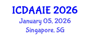 International Conference on Data and Artifical Intelligence Engineering (ICDAAIE) January 05, 2026 - Singapore, Singapore