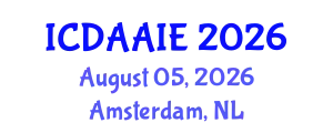 International Conference on Data and Artifical Intelligence Engineering (ICDAAIE) August 05, 2026 - Amsterdam, Netherlands