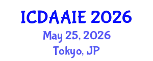 International Conference on Data and Artifical Intelligence Engineering (ICDAAIE) May 25, 2026 - Tokyo, Japan