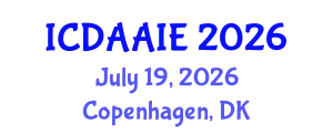 International Conference on Data and Artifical Intelligence Engineering (ICDAAIE) July 19, 2026 - Copenhagen, Denmark
