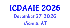 International Conference on Data and Artifical Intelligence Engineering (ICDAAIE) December 27, 2026 - Vienna, Austria