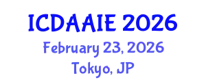 International Conference on Data and Artifical Intelligence Engineering (ICDAAIE) February 23, 2026 - Tokyo, Japan