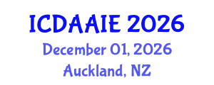 International Conference on Data and Artifical Intelligence Engineering (ICDAAIE) December 01, 2026 - Auckland, New Zealand