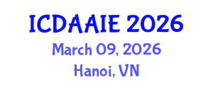 International Conference on Data and Artifical Intelligence Engineering (ICDAAIE) March 09, 2026 - Hanoi, Vietnam
