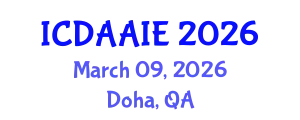 International Conference on Data and Artifical Intelligence Engineering (ICDAAIE) March 09, 2026 - Doha, Qatar