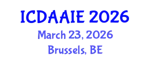 International Conference on Data and Artifical Intelligence Engineering (ICDAAIE) March 23, 2026 - Brussels, Belgium