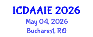 International Conference on Data and Artifical Intelligence Engineering (ICDAAIE) May 04, 2026 - Bucharest, Romania