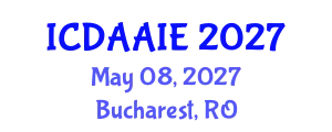 International Conference on Data and Artifical Intelligence Engineering (ICDAAIE) May 08, 2027 - Bucharest, Romania