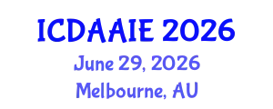 International Conference on Data and Artifical Intelligence Engineering (ICDAAIE) June 29, 2026 - Melbourne, Australia