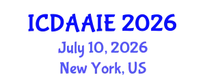 International Conference on Data and Artifical Intelligence Engineering (ICDAAIE) July 10, 2026 - New York, United States
