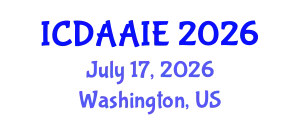 International Conference on Data and Artifical Intelligence Engineering (ICDAAIE) July 17, 2026 - Washington, United States