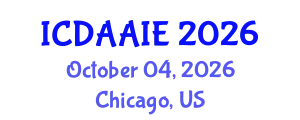 International Conference on Data and Artifical Intelligence Engineering (ICDAAIE) October 04, 2026 - Chicago, United States