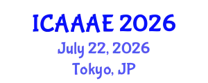 International Conference on Aeronautical and Aerospace Engineering (ICAAAE) July 22, 2026 - Tokyo, Japan