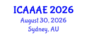 International Conference on Aeronautical and Aerospace Engineering (ICAAAE) August 30, 2026 - Sydney, Australia