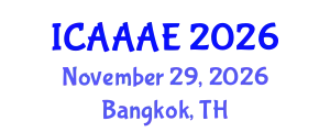 International Conference on Aeronautical and Aerospace Engineering (ICAAAE) November 29, 2026 - Bangkok, Thailand