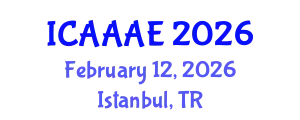 International Conference on Aeronautical and Aerospace Engineering (ICAAAE) February 12, 2026 - Istanbul, Turkey