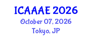 International Conference on Aeronautical and Aerospace Engineering (ICAAAE) October 07, 2026 - Tokyo, Japan