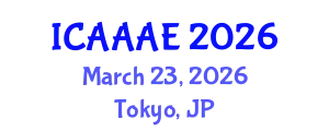 International Conference on Aeronautical and Aerospace Engineering (ICAAAE) March 23, 2026 - Tokyo, Japan