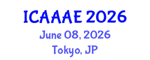 International Conference on Aeronautical and Aerospace Engineering (ICAAAE) June 08, 2026 - Tokyo, Japan