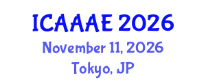 International Conference on Aeronautical and Aerospace Engineering (ICAAAE) November 11, 2026 - Tokyo, Japan
