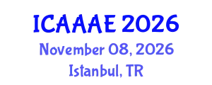 International Conference on Aeronautical and Aerospace Engineering (ICAAAE) November 08, 2026 - Istanbul, Turkey
