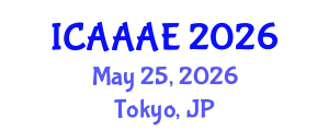 International Conference on Aeronautical and Aerospace Engineering (ICAAAE) May 25, 2026 - Tokyo, Japan