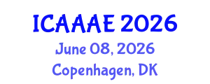 International Conference on Aeronautical and Aerospace Engineering (ICAAAE) June 08, 2026 - Copenhagen, Denmark