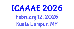 International Conference on Aeronautical and Aerospace Engineering (ICAAAE) February 12, 2026 - Kuala Lumpur, Malaysia