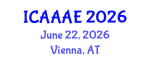International Conference on Aeronautical and Aerospace Engineering (ICAAAE) June 22, 2026 - Vienna, Austria