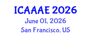 International Conference on Aeronautical and Aerospace Engineering (ICAAAE) June 01, 2026 - San Francisco, United States