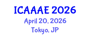 International Conference on Aeronautical and Aerospace Engineering (ICAAAE) April 20, 2026 - Tokyo, Japan