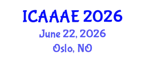 International Conference on Aeronautical and Aerospace Engineering (ICAAAE) June 22, 2026 - Oslo, Norway