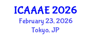 International Conference on Aeronautical and Aerospace Engineering (ICAAAE) February 23, 2026 - Tokyo, Japan